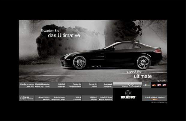 car web design - Brabus