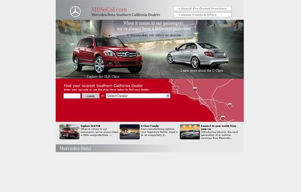 car web design theme - MBsocal