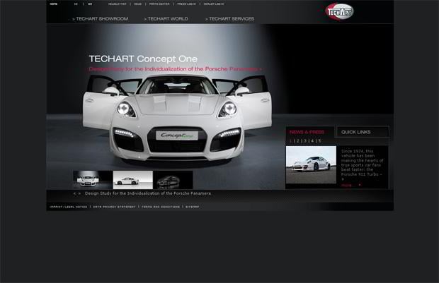 car website - TECHART