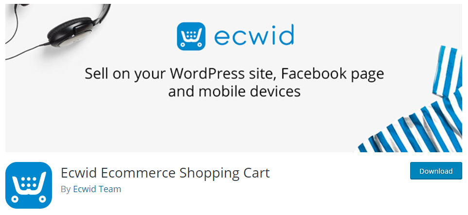 Ecwid eCommerce plugin