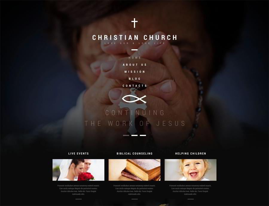 Christian Church WordPress Theme