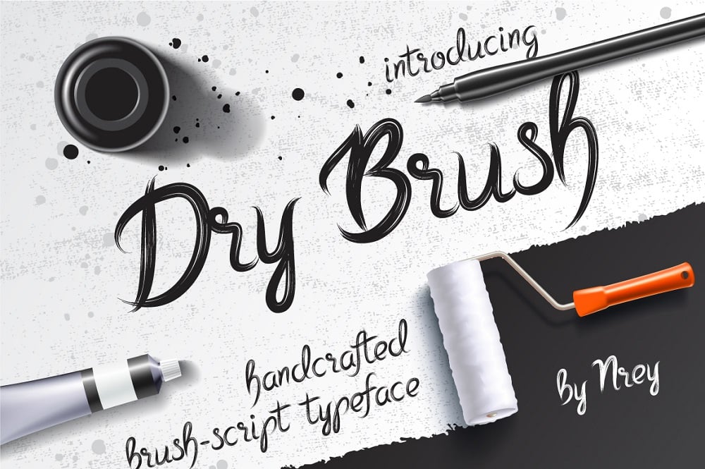 Dry Brush Trendy fonts