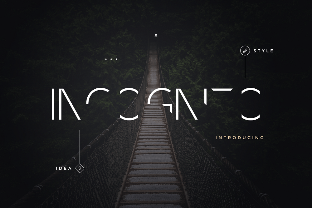 Incognito Font Pack Trendy fonts