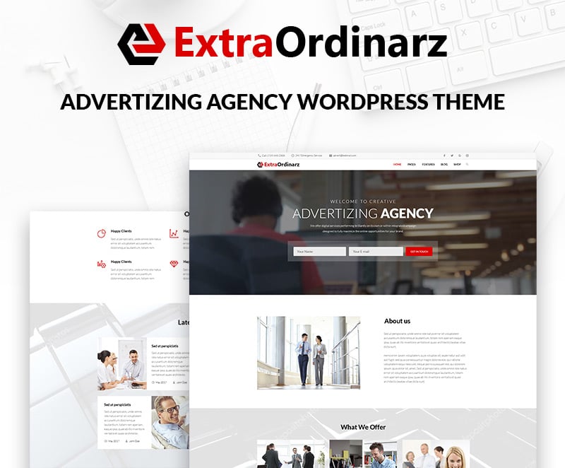 Advertising Agency WordPress Theme