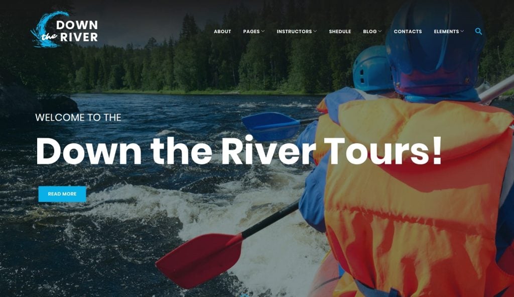 Kayaking WordPress Theme