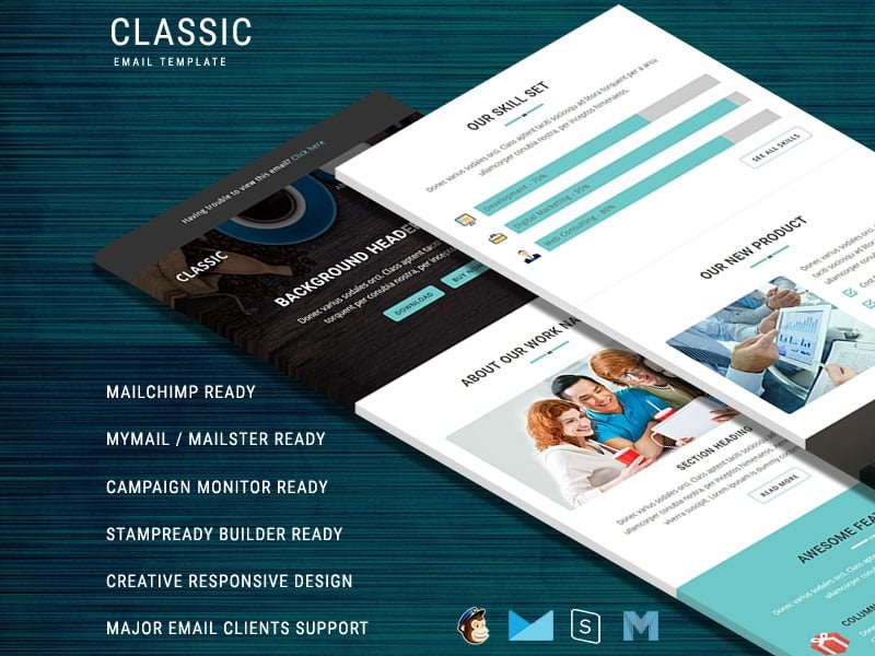 Classic - Responsive Email Template Newsletter Template