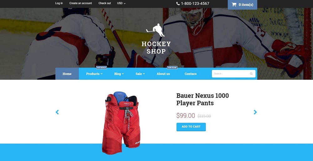 Hockey Shopify Theme