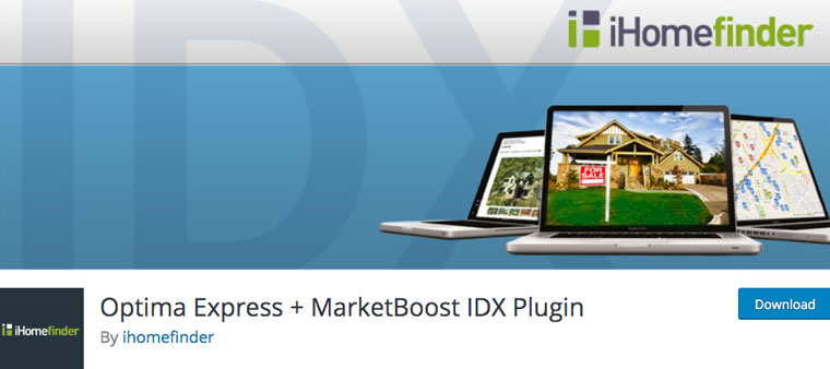 Optima Express + MarketBoost IDX Plugin.