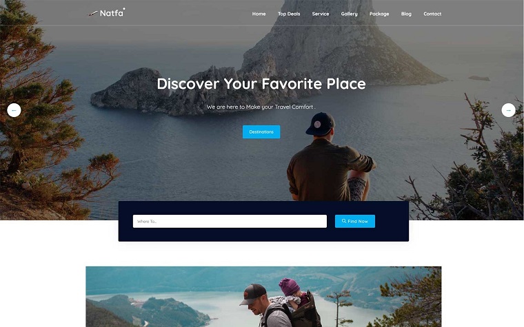 Natfa -旅游和旅游数字机构WordPress主题