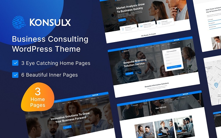 Konsulx - Business Corporate WordPress Theme.