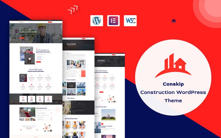 Construction Conskip WordPress Theme