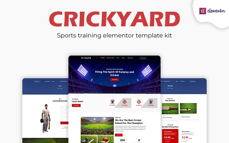 Crickyard -体育俱乐部元素WordPress主题.