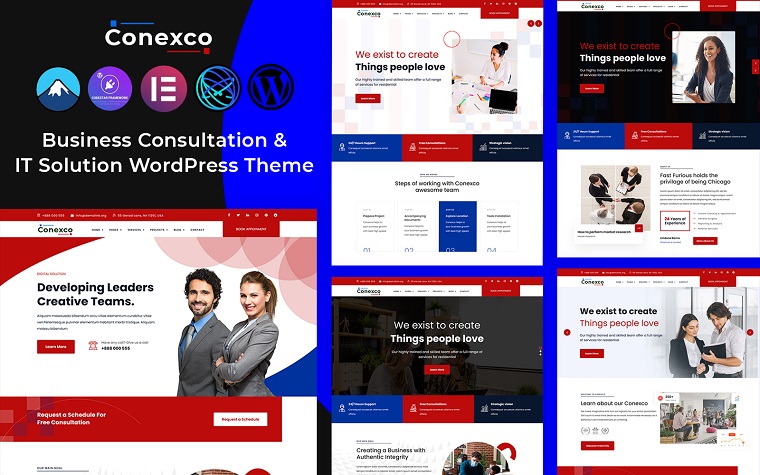 Conexco - Business Consultation and IT WordPress Theme.