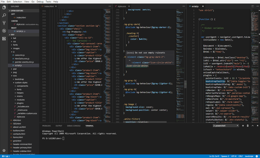 visual studio community for mac add javascript intellisense