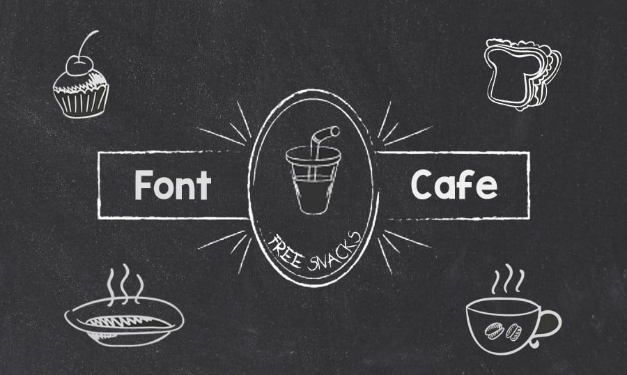 Bienvenidos a Nuestra Cafeteria de Tipografía - Tipos de Letras de Pizarra  Gratis! ⭐Blog de TemplateMonster