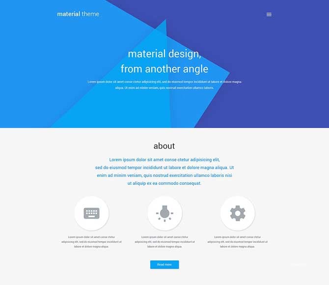 1material-design-portfolio-wordpress-theme