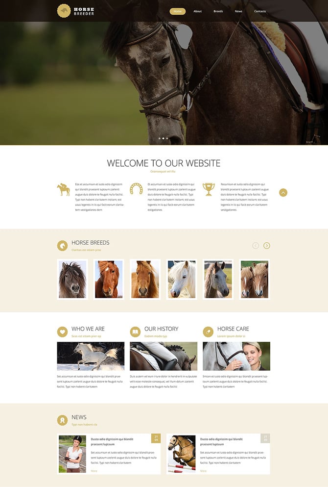 9horse-breeder-website-template