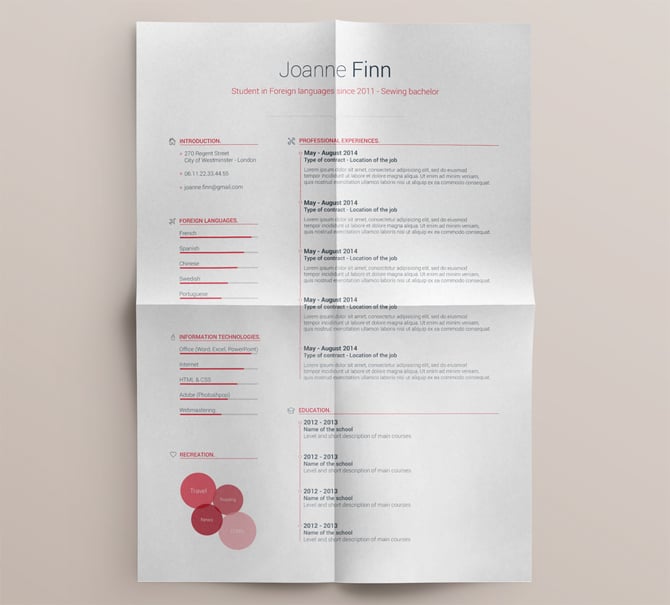 23free-printable-resume-template