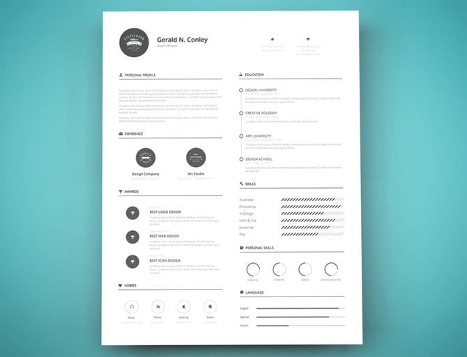 9print-ready-resume-template