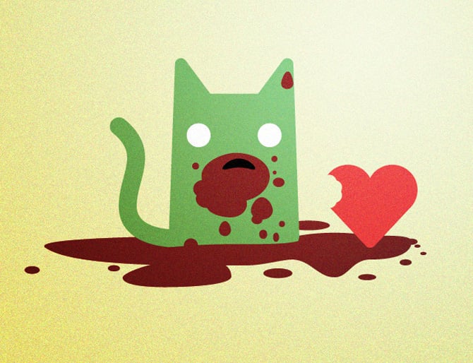 30Zombie-Cat-Loves-Valentines-Day-by-Brent-Jackson-in-Scribbbles