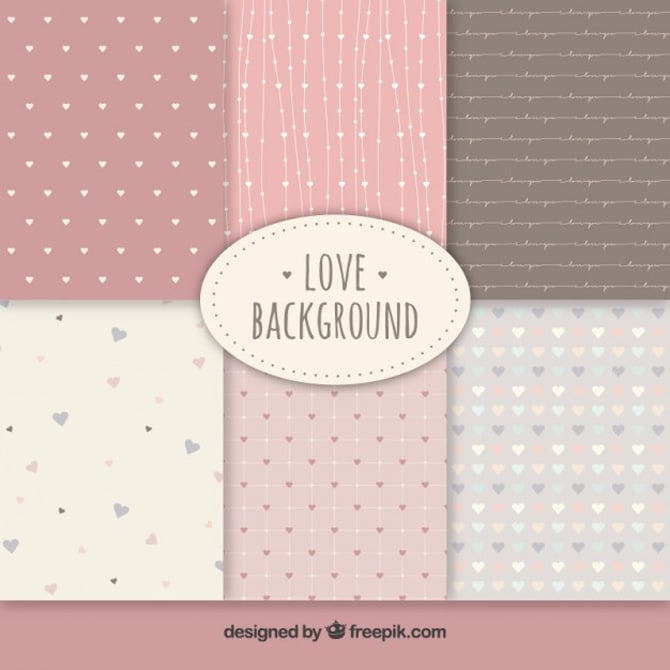 35Cute-love-backgrounds-collection-Free-Vector-By-freepik