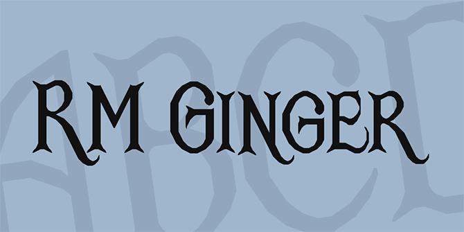 RM-Ginger-Font