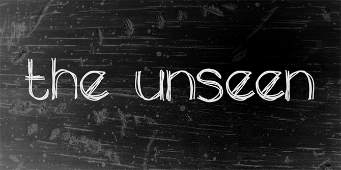 The-Unseen-Font