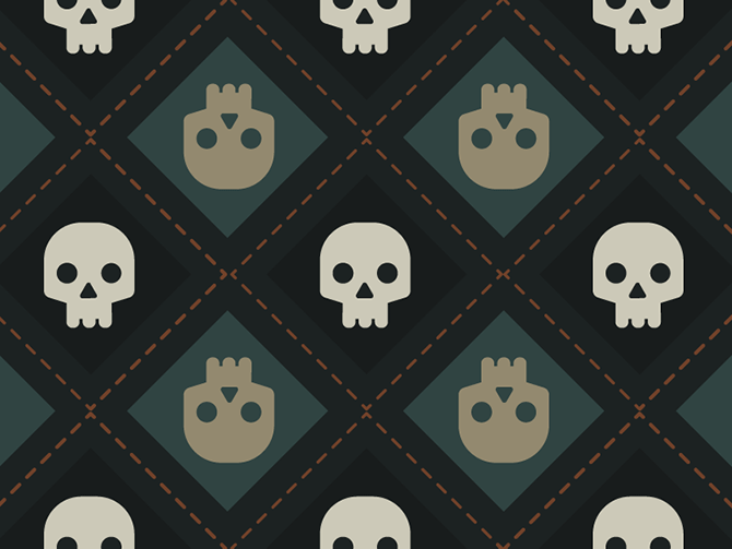 Tiling-Skull-Pattern-Free-to-use