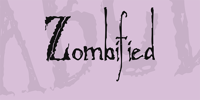 Zombified-Font