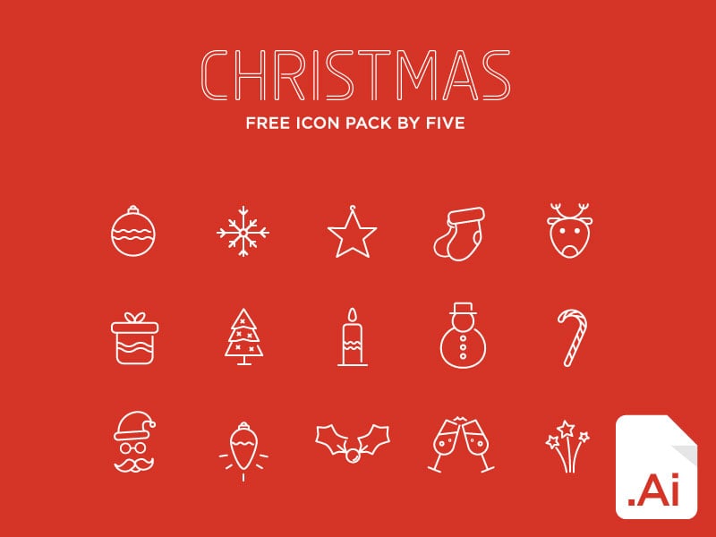 Christmas-Icon-Pack-By-Five-by-Domagoj-Kapulica