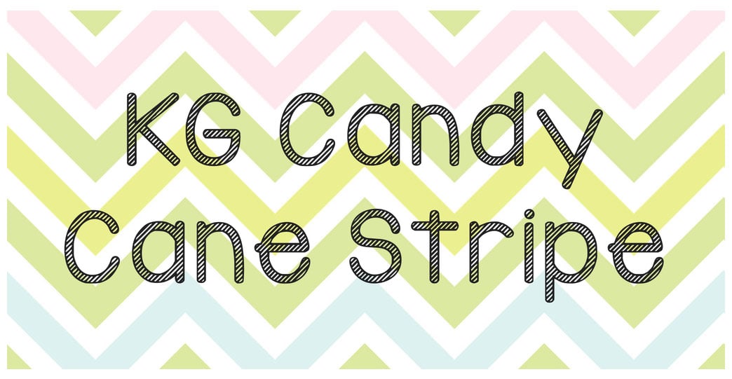 KG-Candy-Cane-Stripe-Font