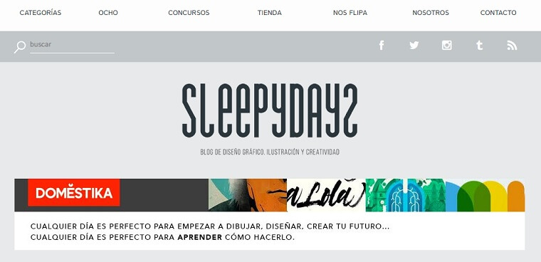 sleepydays blog de diseño gráfico en español