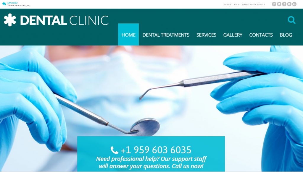 tema wordpress clinica dental