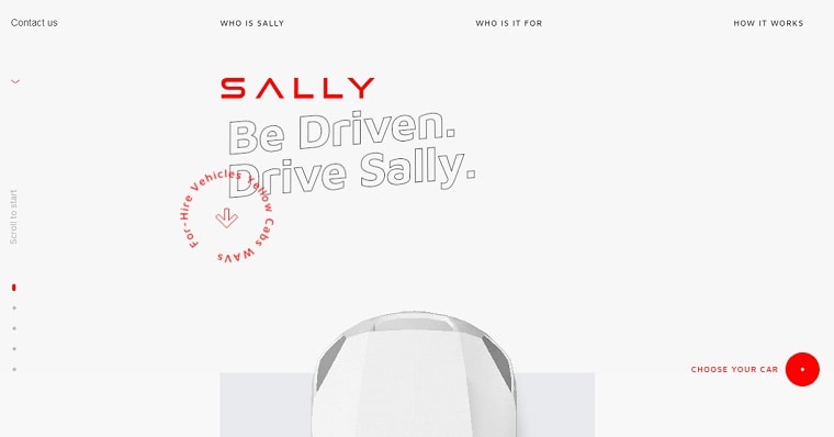 sitio web drive sally