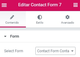 editar contact form 7