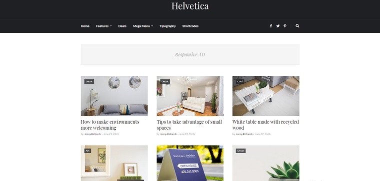 Helvetica - Blogger Template.