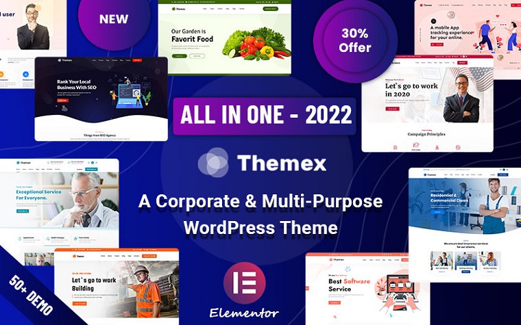 Themex - Tema WordPress adaptable y multiusos.