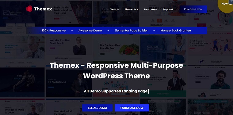Themex - Tema Responsivo Multiusos de WordPress.