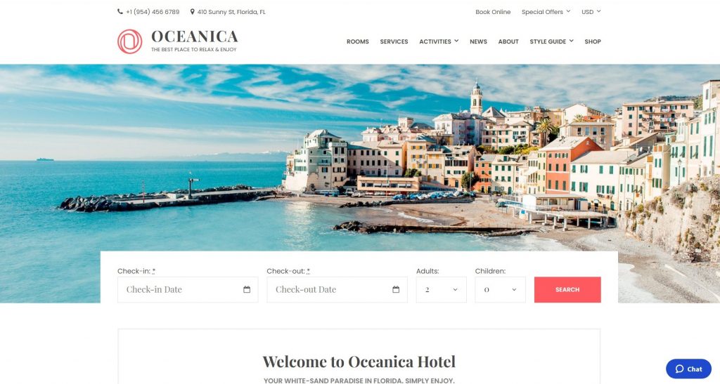 Oceanica - Tema WordPress.