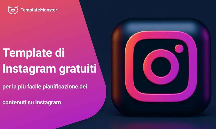 Template di Instagram gratuiti per la più facile pianificazione dei contenuti su Instagram.