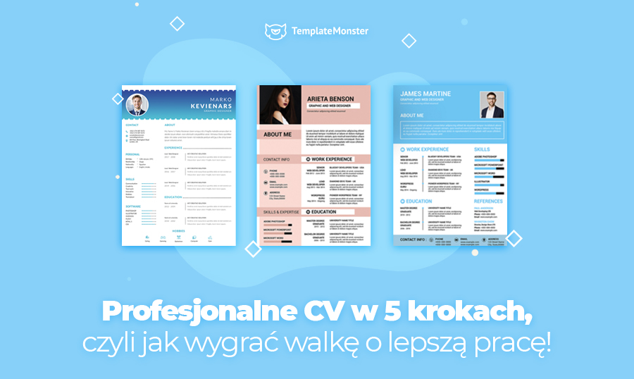 Profesjonalne CV w 5 krokach