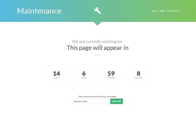 maintenance-page