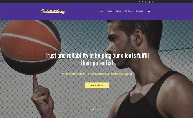 Basketball-Website-Template