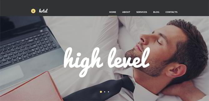 Hotels-Responsive-Moto-CMS-3-Template