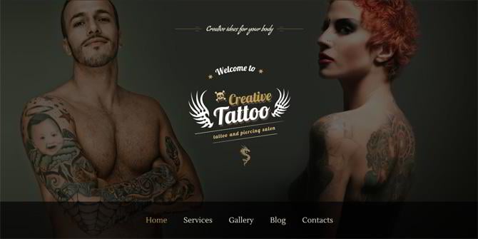 Tattoo-Salon-Responsive-Moto-CMS-3-Template