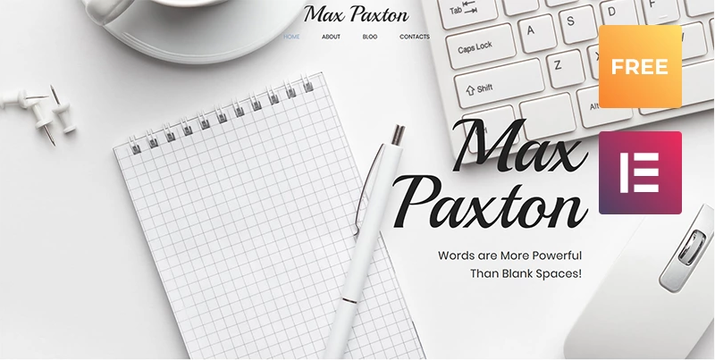 max paxton wordpress с elementor
