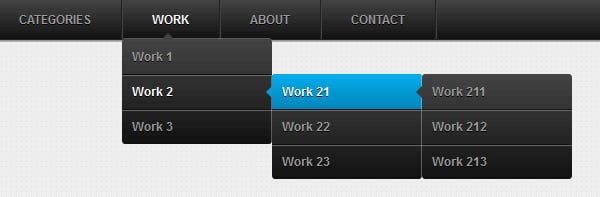 Canlı Web Siteleri için Ücretsiz CSS3 Drop Down Menüler