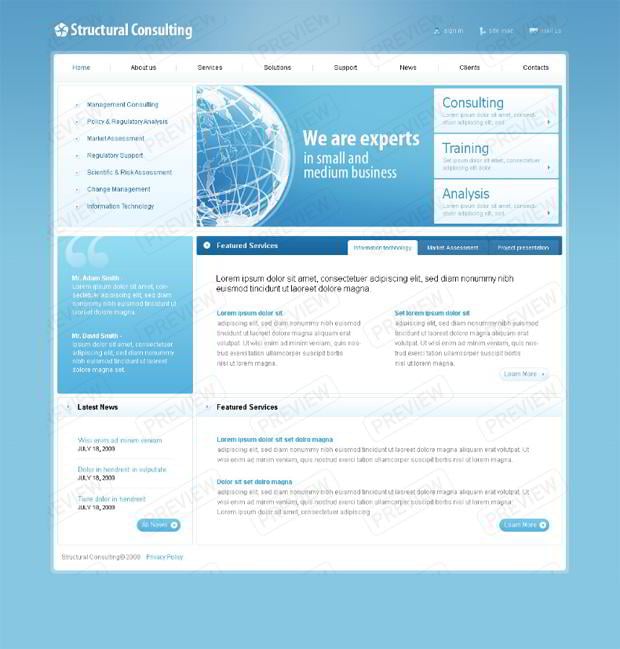 globe theme - StructuralConsulting