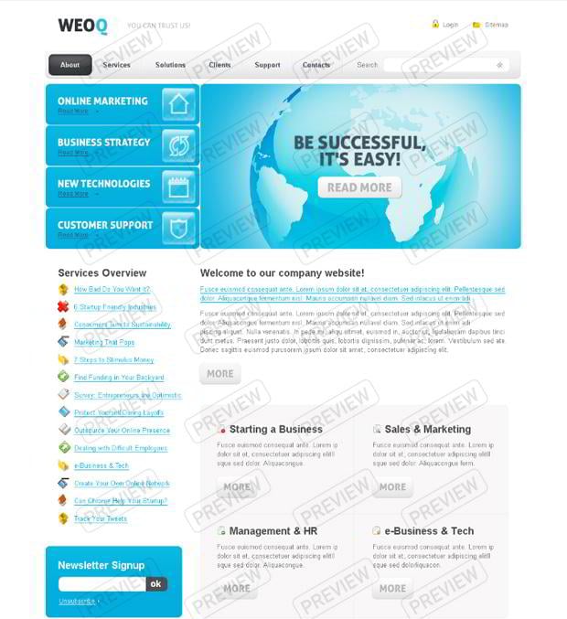 globe graphic in web design - WEOQ