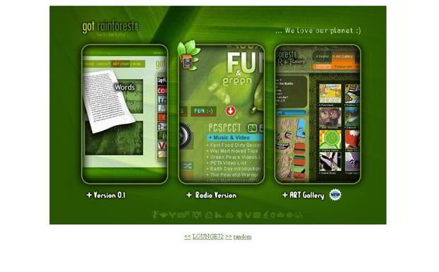 eco flash web design - Gotrainforest.com